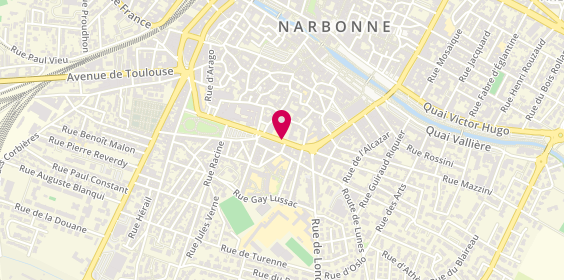 Plan de ABBAS Mouhannad, Boulevard Docteur Lacroix, 11108 Narbonne