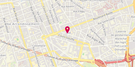 Plan de GERBEAU-CHOQUER Solveig, 5 Rue de Friedland, 13006 Marseille