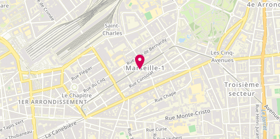 Plan de MILLIET Eric, 78 Boulevard Longchamp, 13001 Marseille
