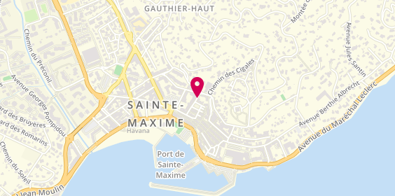 Plan de SELURL LE DU Renaud, 1 Rue des Maures, 83120 Sainte-Maxime