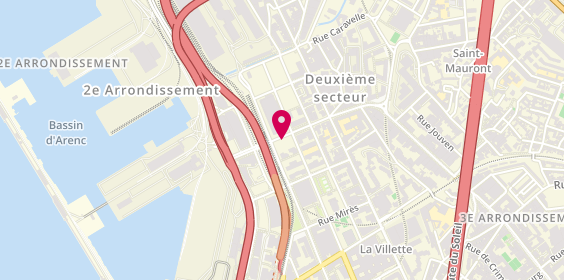 Plan de BUONO--MICHEL Claudine, 21 Boulevard Mirabeau, 13001 Marseille
