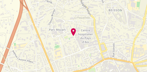 Plan de THIERS-BAUTRANT Dominique, Avenue des Tamaris, 13616 Aix-en-Provence