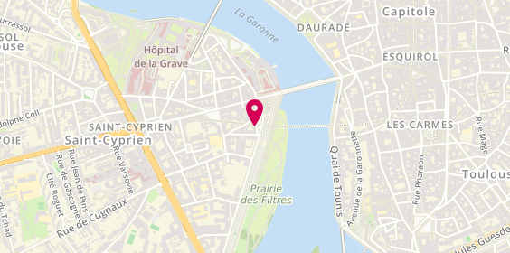 Plan de FRIESS Hélène, 16 Place Laganne, 31300 Toulouse