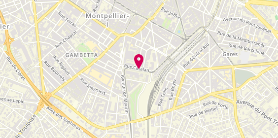 Plan de PANEL Laure, 4 Rue Catalan, 34000 Montpellier