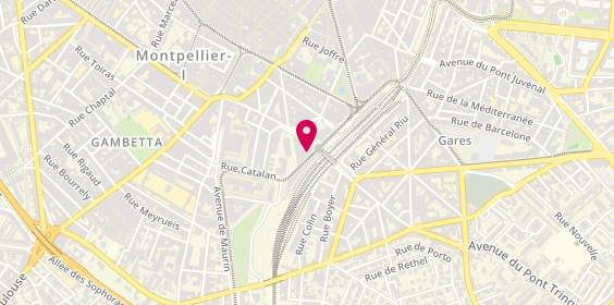 Plan de DURAND Florence, 103 Rue Alexandra David-Neel, 34965 Montpellier