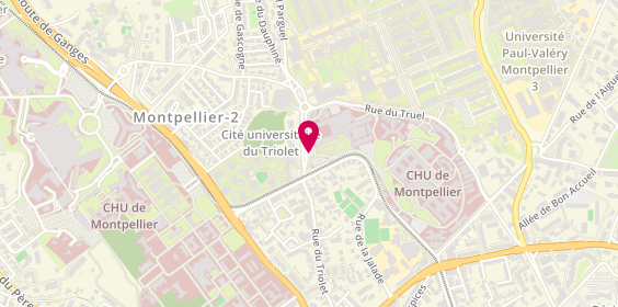Plan de DE PARZIA Paul, 80 Avenue Augustin Fliche, 34295 Montpellier