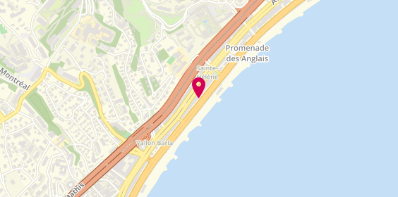 Plan de FARAJ-MAIFFREDI LYNA, 375 Promenade des Anglais, 06000 Nice