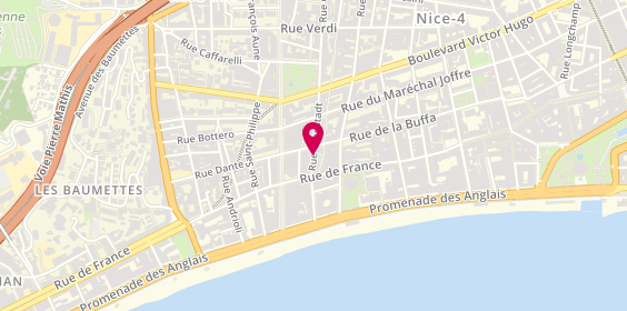 Plan de FAUX Amandine, 5 /7 Rue Cronstadt, 06000 Nice