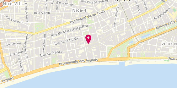 Plan de LEGRAND Daniel, 12 Rue de France, 06000 Nice