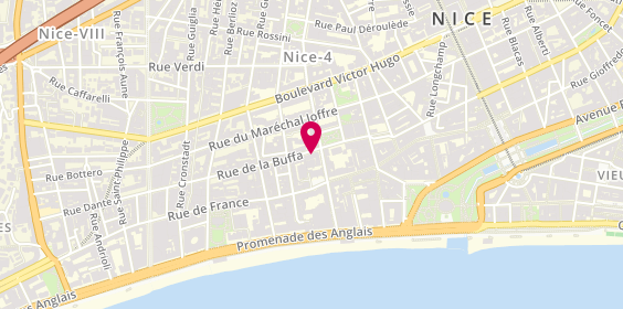 Plan de HILMI-LE ROUX Magali, 21 Rue de la Buffa, 06000 Nice