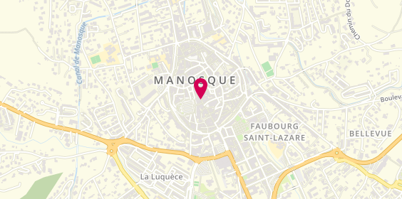 Plan de HERRIOT Marie, 42 Rue Grande, 04100 Manosque