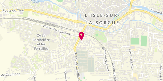 Plan de COULOMB Marie Alice, 25 Boulevard Paul Pons, 84800 L'Isle-sur-la-Sorgue