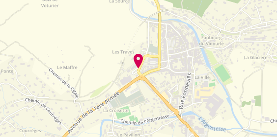 Plan de FUSCO Rossella, 9 Place du Lt Colonel Berthezène, 30170 Saint-Hippolyte-du-Fort