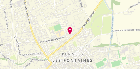 Plan de QUINQUIN Marine, 63 Place des Maraichers, 84210 Pernes-les-Fontaines