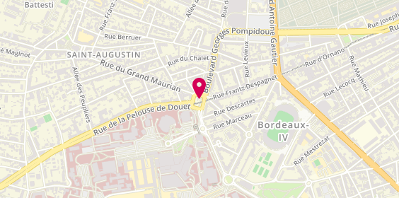 Plan de DUCHER Ambre, Place Amelie Raba Leon, 33076 Bordeaux