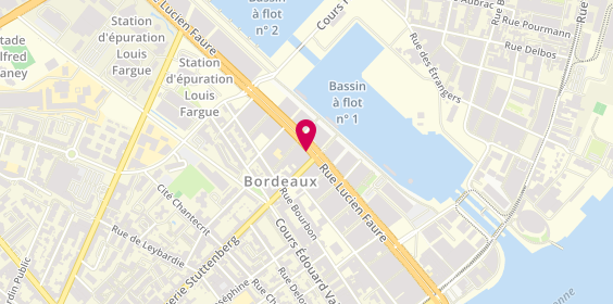 Plan de JARDIN Carine, 96 Rue Lucien Faure, 33300 Bordeaux
