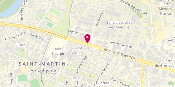 Plan de MALASSAGNE Chloé, 83 Avenue Gabriel Peri, 38400 Saint-Martin-d'Hères
