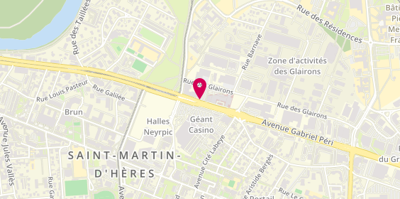 Plan de PREAUBERT Lise, 75 Avenue Gabriel Péri, 38400 Saint-Martin-d'Hères