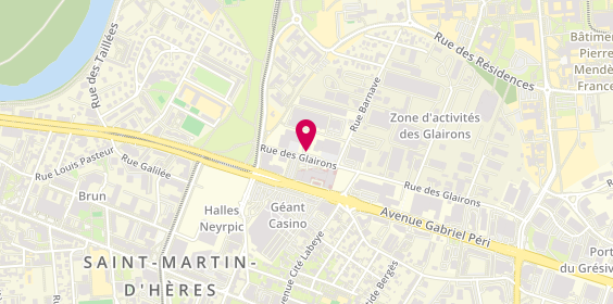 Plan de Ledu Nzeba, 3 Rue Eugène Chavant, 38400 Saint-Martin-d'Hères