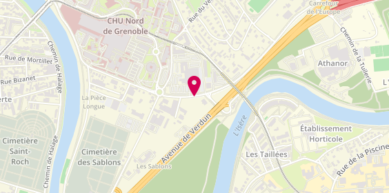 Plan de BOUCHERIHA Leïla, Boulevard de la Chantourne, 38700 La Tronche