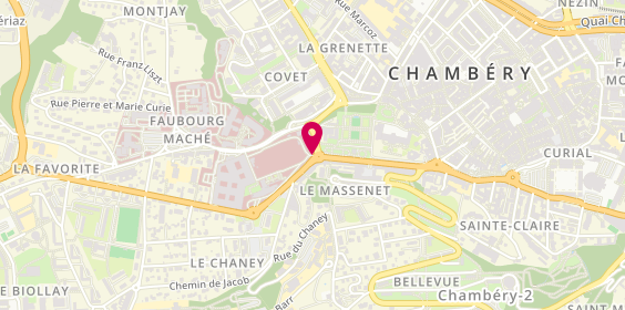 Plan de CURTELIN Clément, Place Lucien Biset, 73011 Chambéry