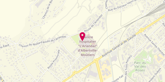 Plan de SOLIVERES Kathleen, 253 Rue Pierre de Coubertin, 73208 Albertville
