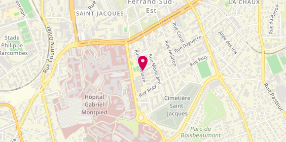 Plan de CHEVREL Francette, 41 Rue Daguerre, 63000 Clermont-Ferrand