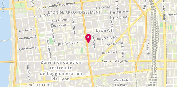 Plan de COUILLEROT Mylène, 107 Rue Garibaldi, 69006 Lyon