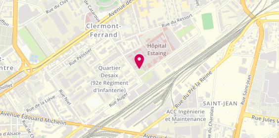 Plan de LE GLAUNEC Rebecca, 1 Place Lucie Aubrac, 63003 Clermont-Ferrand
