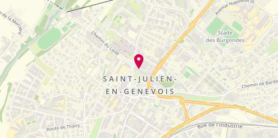 Plan de REHEL PAQUIN Jannie, 1 Rue Amedee Viii de Savoie, 74164 Saint-Julien-en-Genevois
