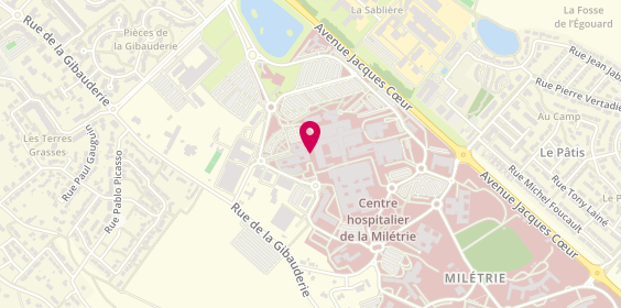 Plan de POPA Grigore, 2 Rue de la Miletrie, 86021 Poitiers