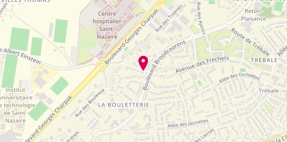 Plan de LAJEUNESSE Cécile, 131 Route des Frechets, 44600 Saint-Nazaire
