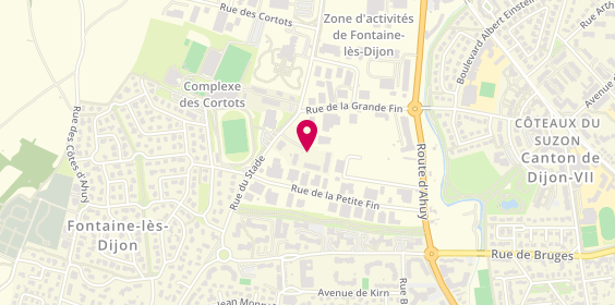 Plan de LALLEMAND Charlotte, 5 Rue des Frères Paquet, 21121 Fontaine-lès-Dijon