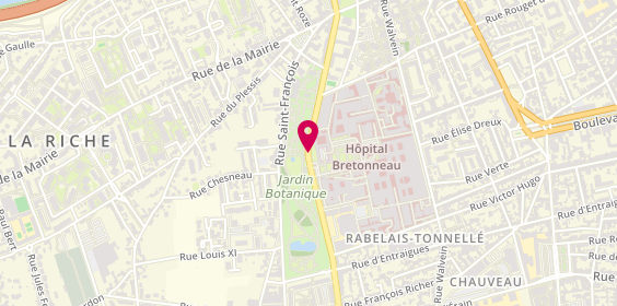Plan de BODIN Emmanuelle, 2 Boulevard Tonnelle, 37044 Tours