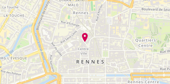 Plan de LUCAS-BENAY Sophie, 4 Bis Rue Leperdit, 35000 Rennes