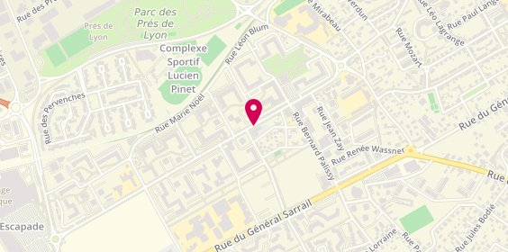 Plan de MOCQUARD Robert, 11 d'Avenue Jean Moulin, 10600 La Chapelle-Saint-Luc