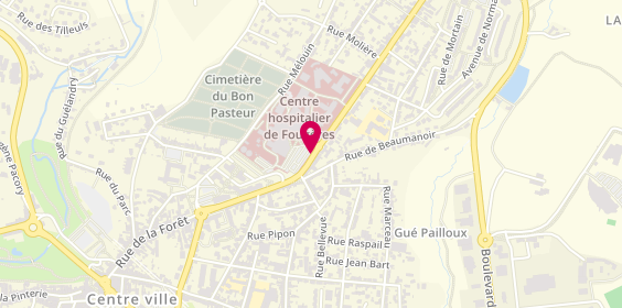 Plan de AMINE Bachir, 133 Rue de la Foret, 35305 Fougères