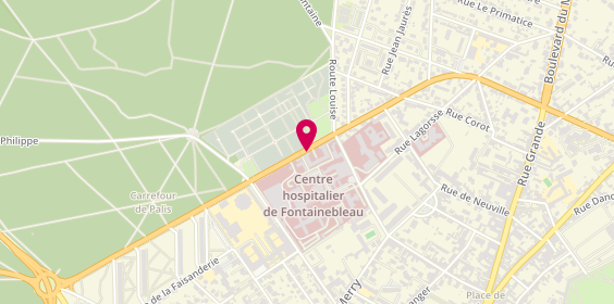 Plan de RIVET Marie-raoul, 55 Boulevard du Marechal Joffre, 77305 Fontainebleau
