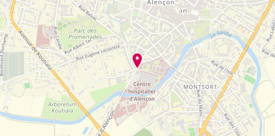 Plan de PITON Serge, 25 Rue de Fresnay, 61000 Alençon