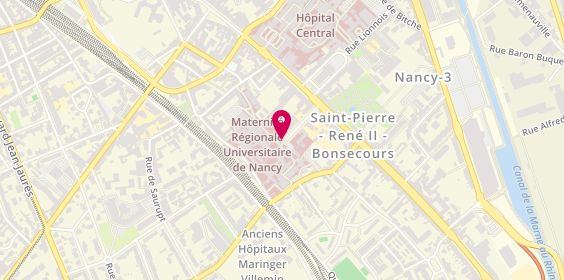 Plan de GICQUEL Fanny, 10 Rue du Dr Heydenreich, 54042 Nancy
