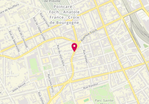 Plan de MATEFI Andreea, 17 Rue de Villers, 54000 Nancy