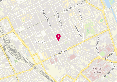 Plan de TENENBAUM-PARTOUCHE Murielle, 123 Rue Saint Dizier, 54000 Nancy