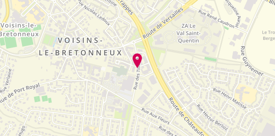 Plan de GAGNIEUR-MANGIN d'OUINCE Pascale, 14 Rue des Tilleuls, 78960 Voisins-le-Bretonneux