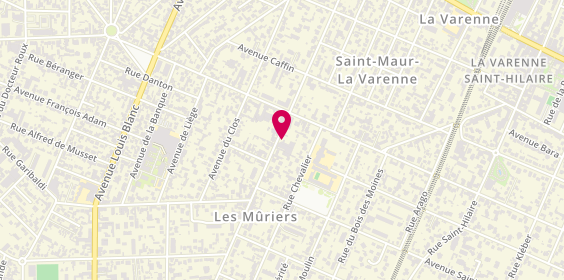Plan de HOUNDEHOTO Zacharie, 39 Bis Avenue de Bonneuil, 94210 Saint-Maur-des-Fossés