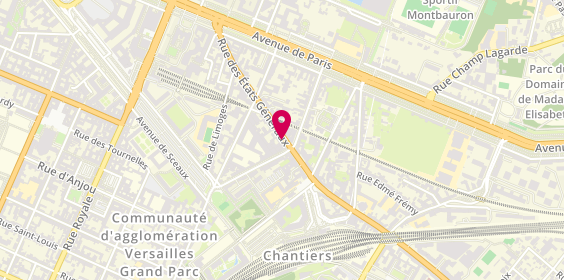 Plan de MIDA Michel, 28 Rue des Etats Généraux, 78000 Versailles