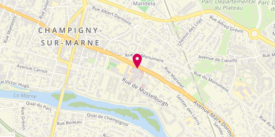 Plan de COMMEGEILLE Patrice, 4 Avenue Marx Dormoy, 94500 Champigny-sur-Marne