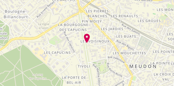 Plan de MARDON-LEROLLE Frédérique, 37 Avenue du Chateau, 92190 Meudon