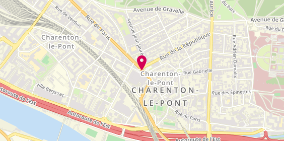 Plan de LAURENT-MAUPAS Annick, 75 Rue de Paris, 94220 Charenton-le-Pont