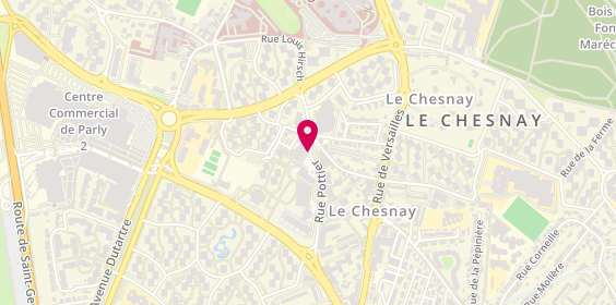 Plan de PATERNOSTRE Aygline, 15 Rue Pottier, 78150 Le Chesnay-Rocquencourt