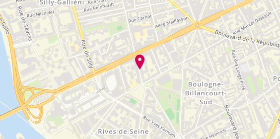 Plan de BALLOUT EL MAOULA Alexandre, 11 Rue de la Ferme, 92100 Boulogne-Billancourt